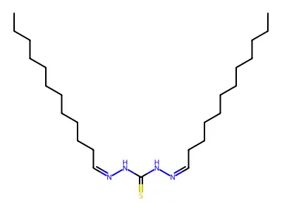 1,3-Bis(dodecylideneamino)thiourea structure