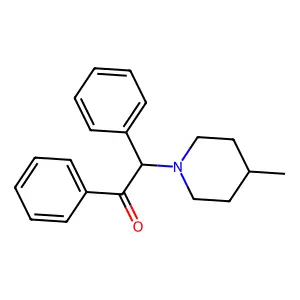 2-(4-Methylpiperidin-1-yl)-1,2-diphenylethanone structure