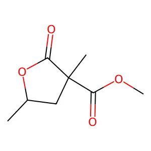 Methyl 3,5-dimethyl-2-oxooxolane-3-carboxylate structure