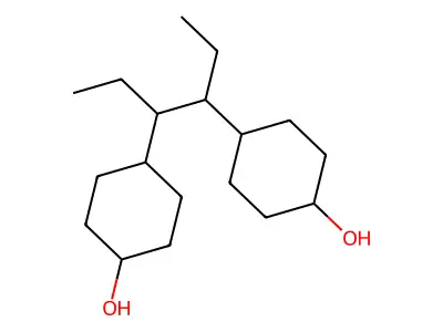 Perhydrohexestrol structure