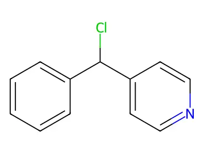 4-(Chloro(phenyl)methyl)pyridine structure