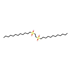 Ethane, 1,2-bis(dodecylsulfonyl)- structure