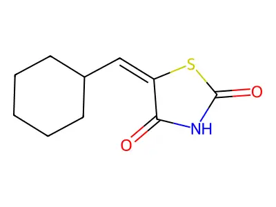 5-(Cyclohexylmethylidene)-1,3-thiazolidine-2,4-dione structure