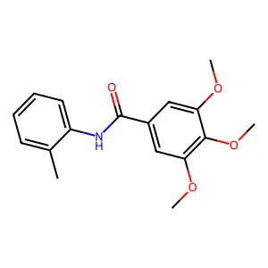 p-Benzotoluidide, 3,4,5-trimethoxy- structure
