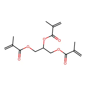 Glycerol trimethacrylate structure