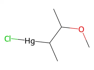 Chloro(3-methoxybutan-2-yl)mercury structure