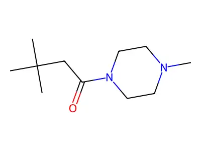 3,3-Dimethyl-1-(4-methylpiperazin-1-yl)butan-1-one structure