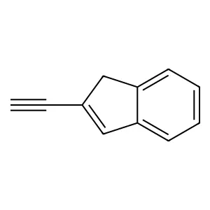 1H-Indene, 2-ethynyl- structure