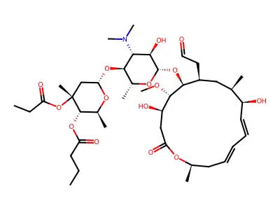 罗他霉素 structure