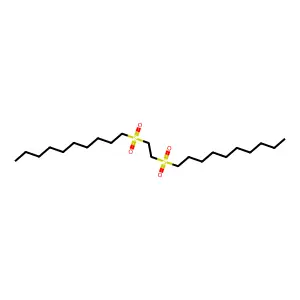 Ethane, 1,2-bis(decylsulfonyl)- structure