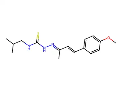 1-[(E)-[(E)-4-(4-methoxyphenyl)but-3-en-2-ylidene]amino]-3-( structure