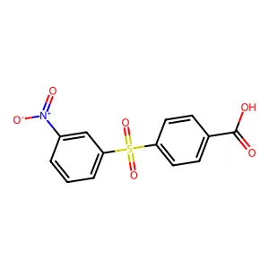 4-((3-(Hydroxy(oxido)amino)phenyl)sulfonyl)benzoic acid structure