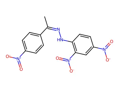 2,4-dinitro-N-[1-(4-nitrophenyl)ethylideneamino]aniline structure