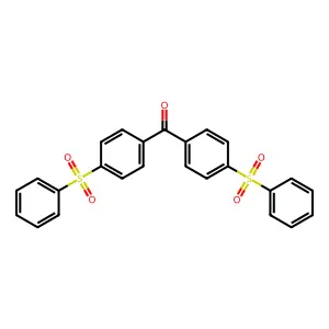 Bis(4-(phenylsulfonyl)phenyl)methanone structure
