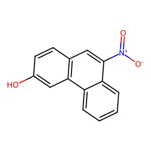 9-(Hydroxy(oxido)amino)-3-phenanthrenol structure