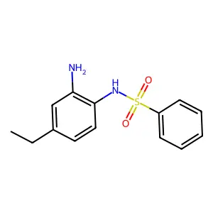 N-(2-Amino-4-ethyl-phenyl)benzenesulfonamide structure