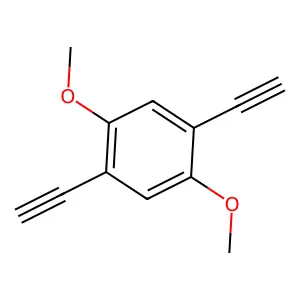 1,4-Diethynyl-2,5-dimethoxybenzene structure
