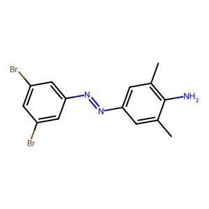 4-[(3,5-Dibromophenyl)diazenyl]-2,6-dimethylaniline structure