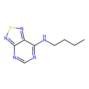 N-butyl-[1,2,5]thiadiazolo[3,4-d]pyrimidin-7-amine structure