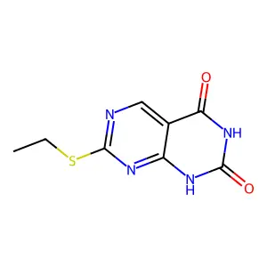 7-(Ethylthio)pyrimido[4,5-d]pyrimidine-2,4(1H,3H)-dione structure