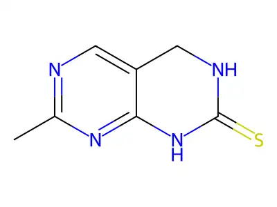 7-methyl-3,4-dihydro-1H-pyrimido[4,5-d]pyrimidine-2-thione structure