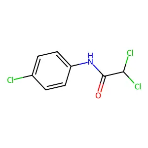 2,2-Dichloro-N-(4-chloro-phenyl)-acetamide structure
