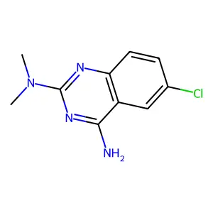 6-Chloro-N~2~,N~2~-dimethylquinazoline-2,4-diamine structure