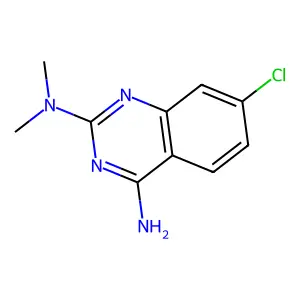 7-Chloro-N~2~,N~2~-dimethylquinazoline-2,4-diamine structure