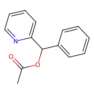 Phenylpyridylmethyl acetate structure