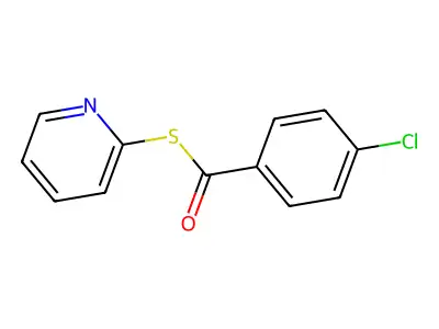 4-chlorophenyl 2-pyridylthio ketone structure