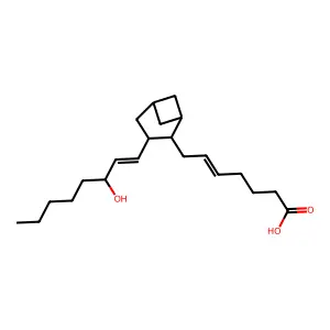 Carbocyclic TXA2 structure