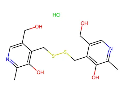 Pyridoxin-4-disulfid dihydrochlorid structure