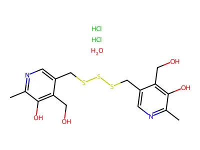 Pyridoxin-5-trisulfid dihydrochlorid structure