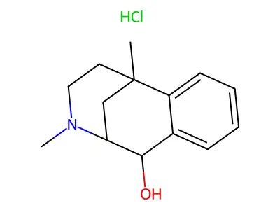 2,5-Dimethyl-2'-hydroxy-6,7-benzomorphan hydrochloride structure