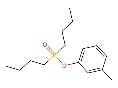 3-Methylphenyl dibutylphosphinate structure