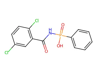 Phosphinic acid, (2,5-dichlorocarbaniloyl)phenyl- structure