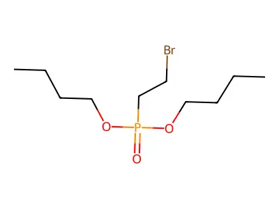 Phosphonic acid, (2-bromoethyl)-, dibutyl ester structure