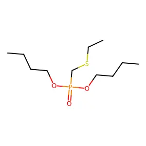 乙硫基甲基膦酸二丁酯 structure