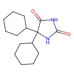 5,5-Dicyclohexylhydantoin structure