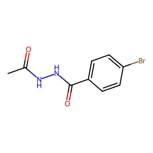 N'-乙酰基-4-溴苯甲酰肼 structure