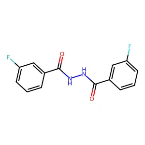 3-氟苯甲酸2-(3-氟苯甲酰基)酰肼 structure