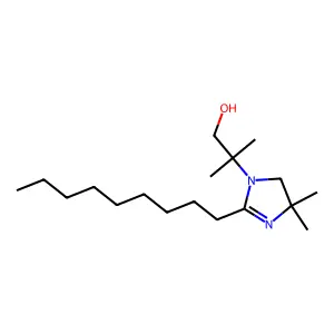 2-Imidazoline-1-ethanol, 2-nonyl-beta,beta,4,4-tetramethyl- structure