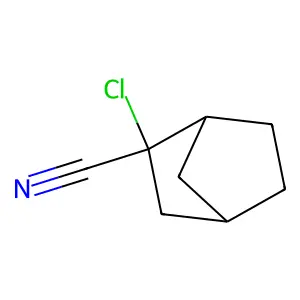 2-氯-2-降冰片烷甲腈(内型) structure