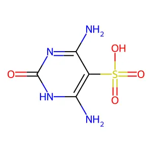 4,6-二氨基-2-羟基嘧啶-5-磺酸 structure