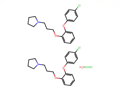 C19H22ClNO2.ClH.1/2H2O structure
