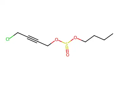 Butyl 4-chlorobut-2-yn-1-yl sulfite structure