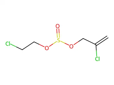 2-Chloroethyl 2-chloroprop-2-en-1-yl sulfite structure