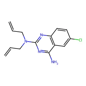6-Chloro-N~2~,N~2~-di(prop-2-en-1-yl)quinazoline-2,4-diamine structure