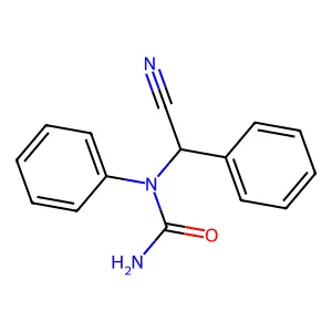1-[Cyano(phenyl)methyl]-1-phenylurea structure