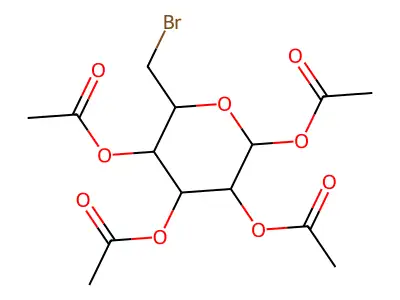 [4,5,6-Triacetyloxy-2-(bromomethyl)oxan-3-yl] acetate structure